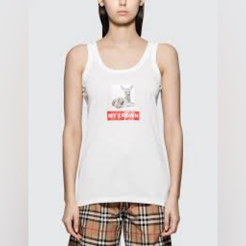 Burberry tank worn once